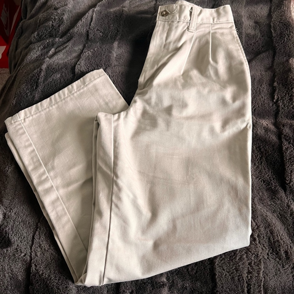 Tan High Waisted Slacks